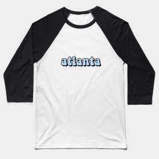 Pale Blue Atlanta Baseball T-Shirt